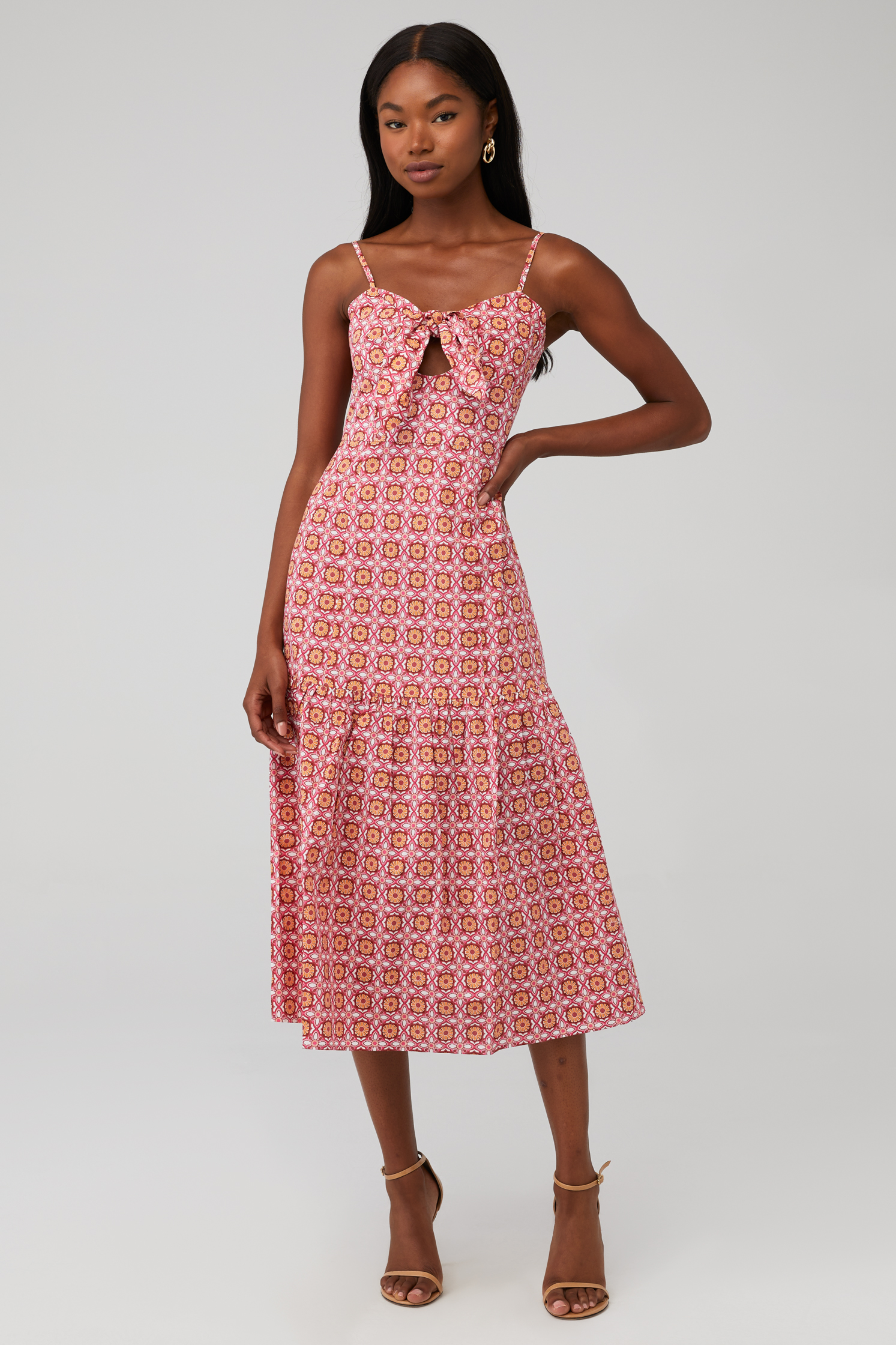 Karina Grimaldi | Irma Eyelet Maxi Dress in Blue| FashionPass