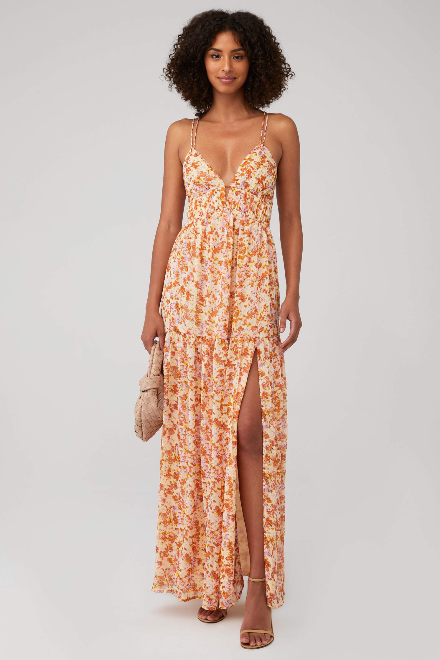 for love & lemons felicia midi dress For Love & Lemons Felicia Midi Dress - Red Floral